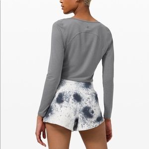 Lululemon Cropped Henley long sleeve